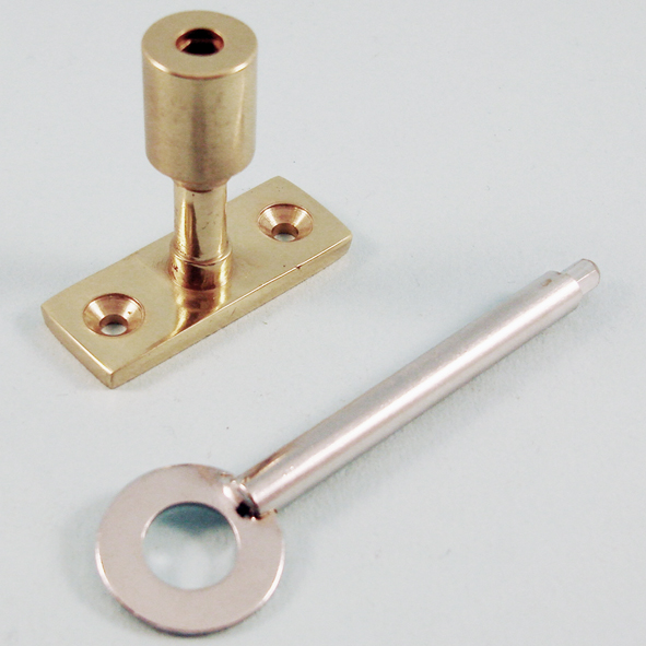 THD257/PB • Polished Brass • Locking Casement Stay Pegs